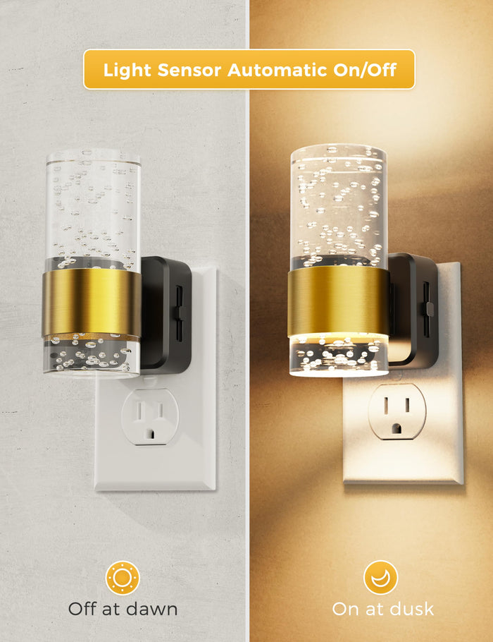 L LOHAS LED Dimmable Acrylic Night Lights Plug into Wall - [lohasled]