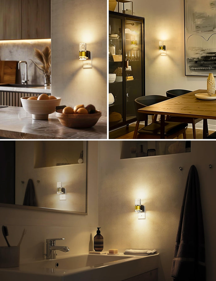 L LOHAS LED Dimmable Acrylic Night Lights Plug into Wall - [lohasled]
