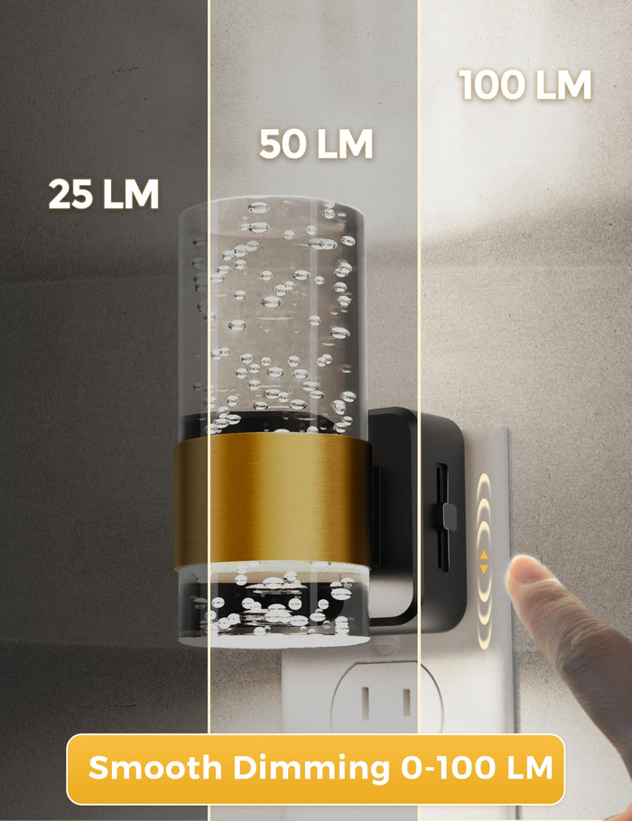L LOHAS LED White Light LED Night Light with Adjustable Brightness - [lohasled]