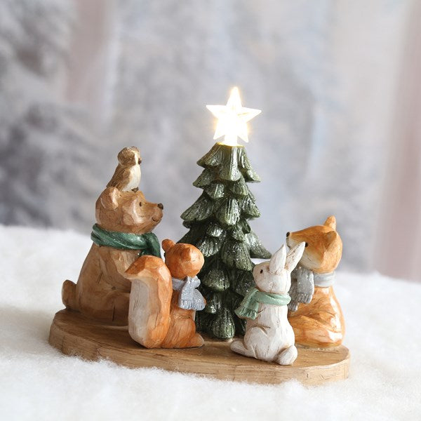 Led Animals and Tree
