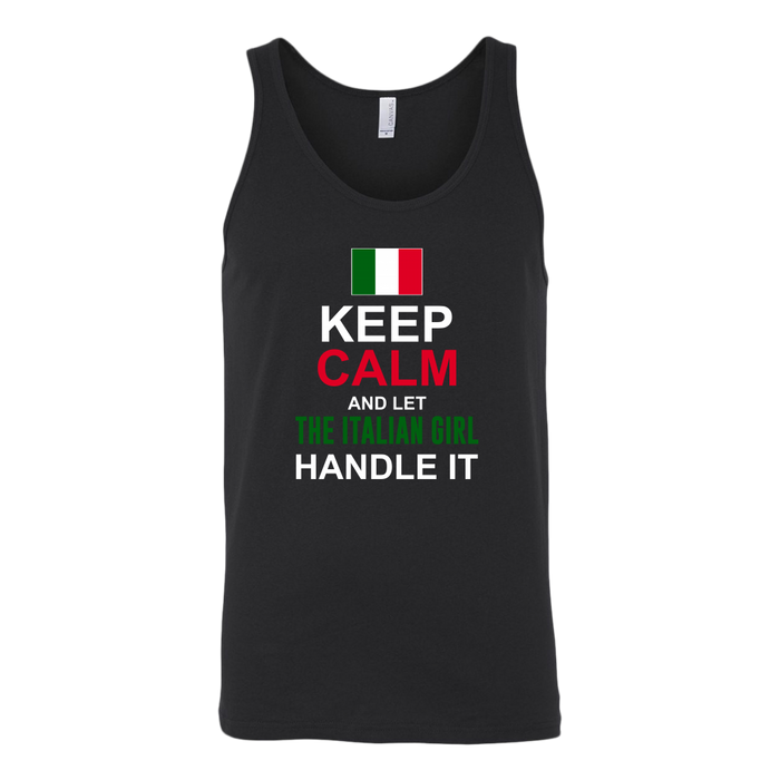 Let The Italian Girl Handle It Canvas Women's Tank