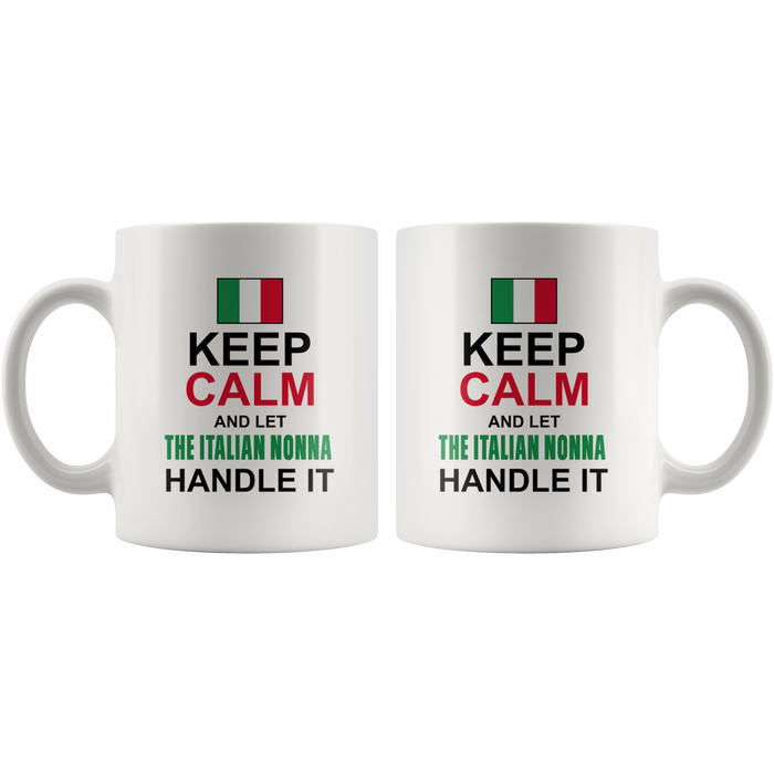Let The Italian Nonna Handle It 11oz White Mug