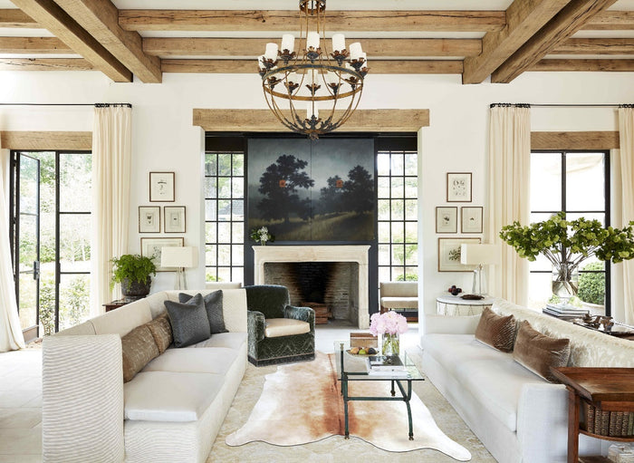 Light Caramel Cowhide Rug #B9144