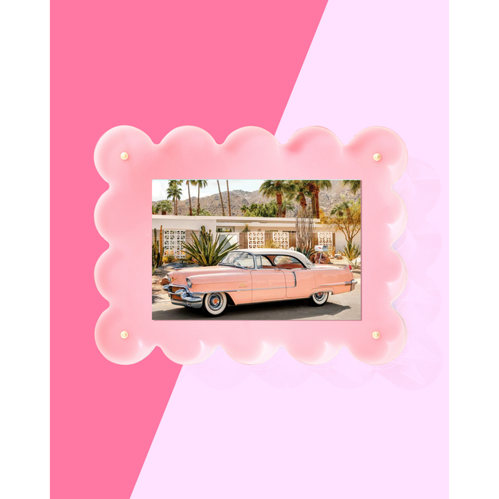 Light Pink Acrylic Picture Frame