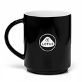 Lotus Logo Black Mug-LOTMC0053BK