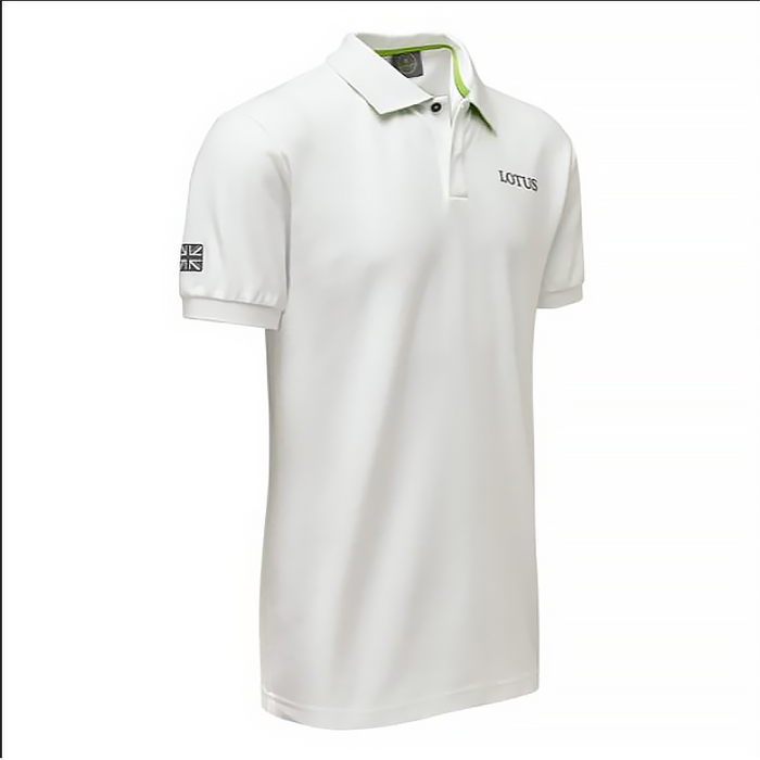 Lotus Men's-White-Polo shirt -LO13PSXXL