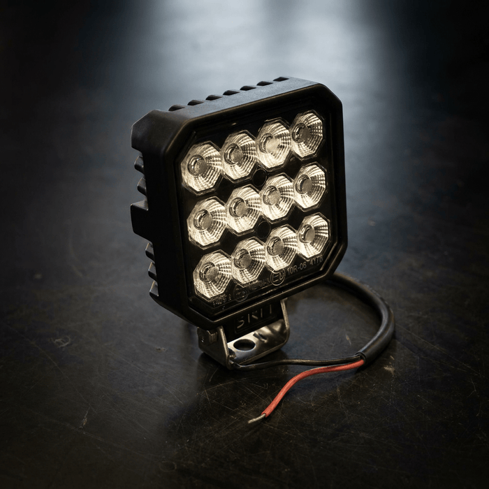 Lunar 3" Square LED Work Light 12v 24v R23 Reverse light approvedLuna Series Work Light2100-12SRH LightingSRH Lighting