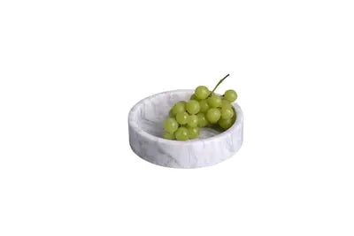 SM. Marble Round 9" Tray LP - WHITE2