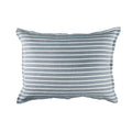 Meadow Luxe Euro Pillow Blue White 27X36