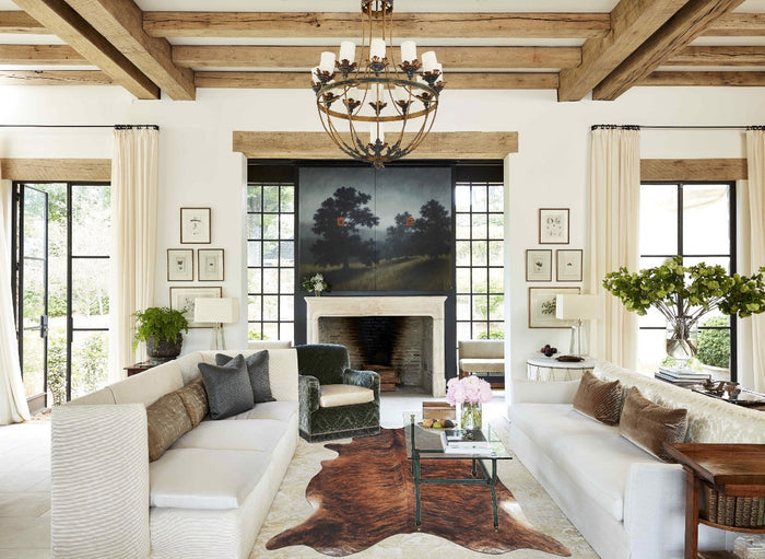 Medium Brindle Cowhide Rug #B9317
