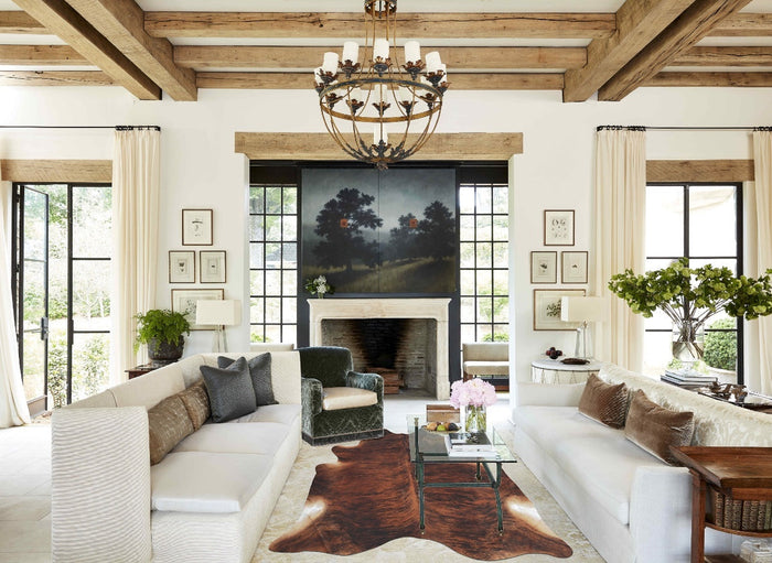 Medium Brindle Cowhide Rug #B9310