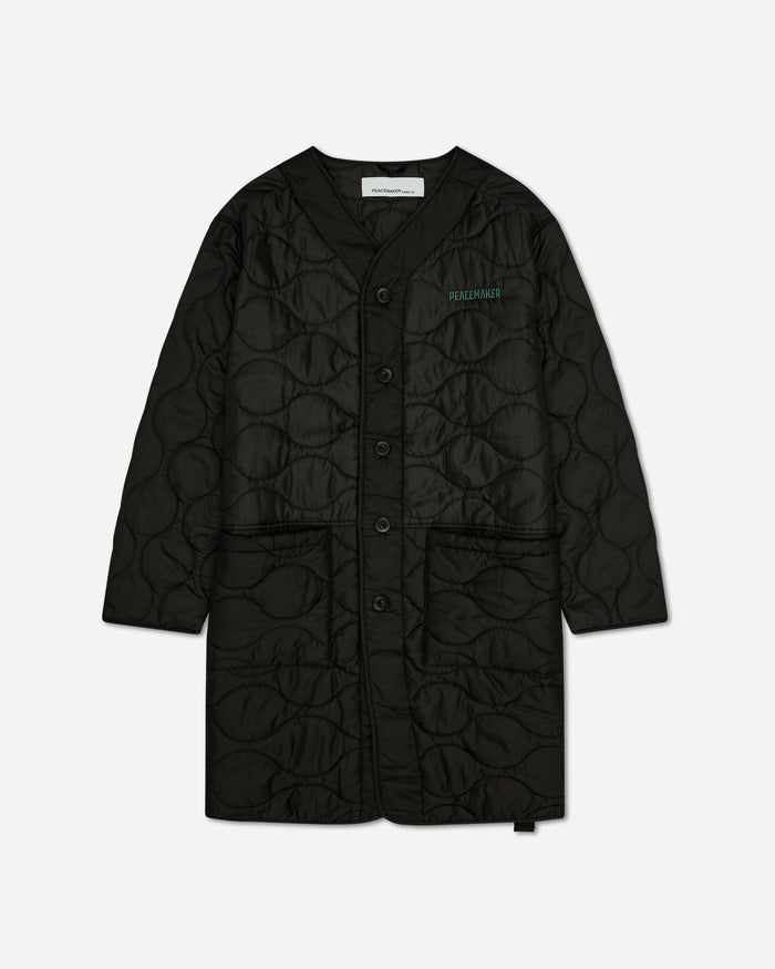 OAMC Peacemaker Long Liner Black Coats and Jackets Bomber Jackets PCM2OC02ANY00199 99