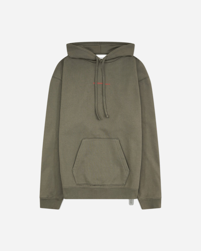 OAMC Peacemaker Loose Fit Hoodie Pigeon Print Gray Sweatshirts Hoodies PCM2OH01AFT00295 95