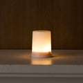 LED mini white flame Fia rechargeable candle module 2 x 2.5 inch with timer for transitional home decor from Magnolias Home Decor