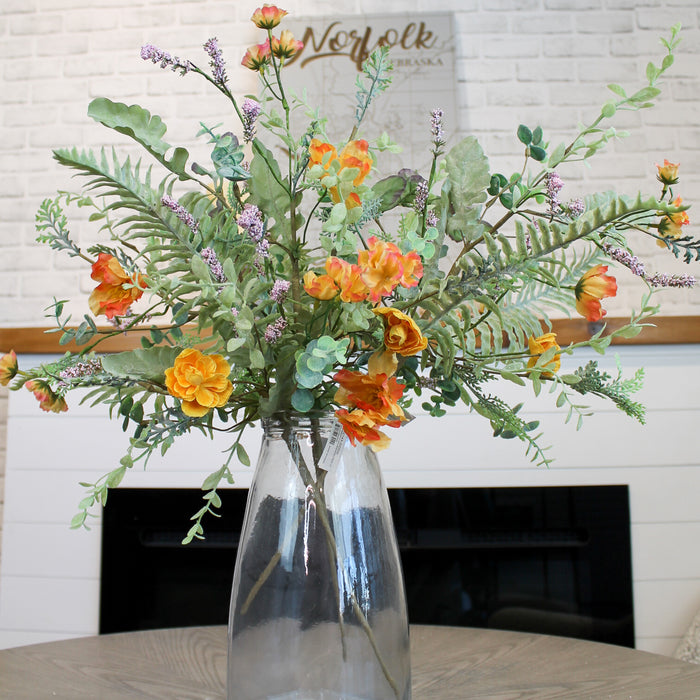 Mini Ranunculus & Sage Bush