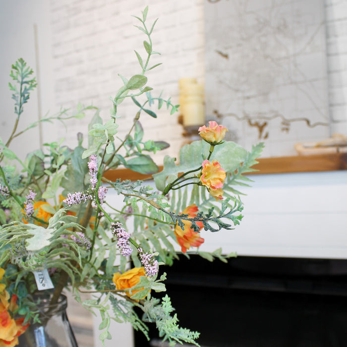 Mini Ranunculus & Sage Bush