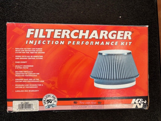 New Old Stock K&N performance Air Intake System 57-2502 1989-93 Mustang 5.0l V8