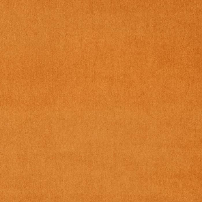 Fabric swatch of a orange eco plain velvet – suitable for use as a velvet upholstery fabric or velvet curtains
