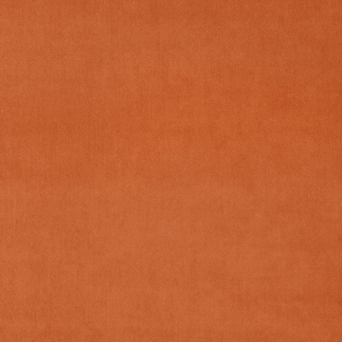 Fabric swatch of a orange eco plain velvet – suitable for use as a velvet upholstery fabric or velvet curtains