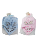 Organze Gift Set (Hat, Bib &Booties)