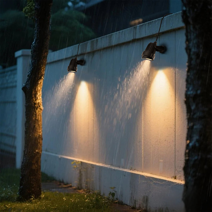 Outdoor Spotlight, IP66 Waterproof Plug in Spot Lights - [lohasled]