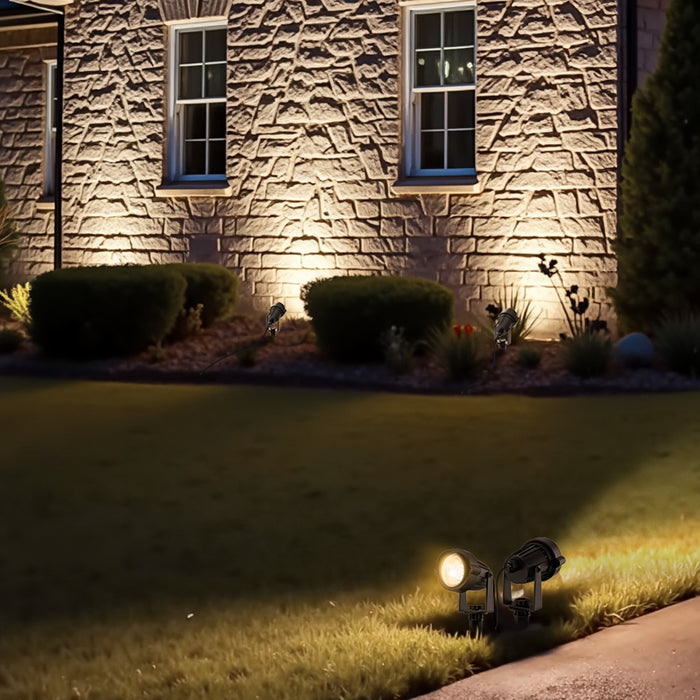Outdoor Spotlight, IP66 Waterproof Plug in Spot Lights - [lohasled]