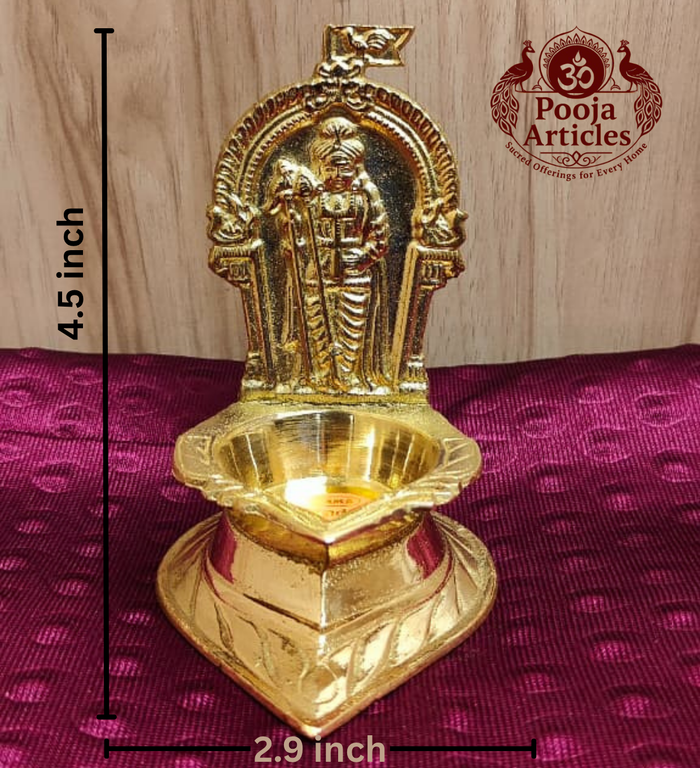 Palani Raja Alangaram Murugan Kamachi Vilakku 4.5 Inch
