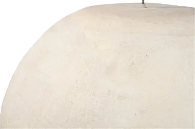 Paper Mache Pendant Light - Off-White Recycled Paper | Small or Large - Villa Decor & Design
