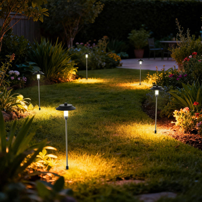 Pathway Lights with Remote, Black, IP65 - [lohasled]