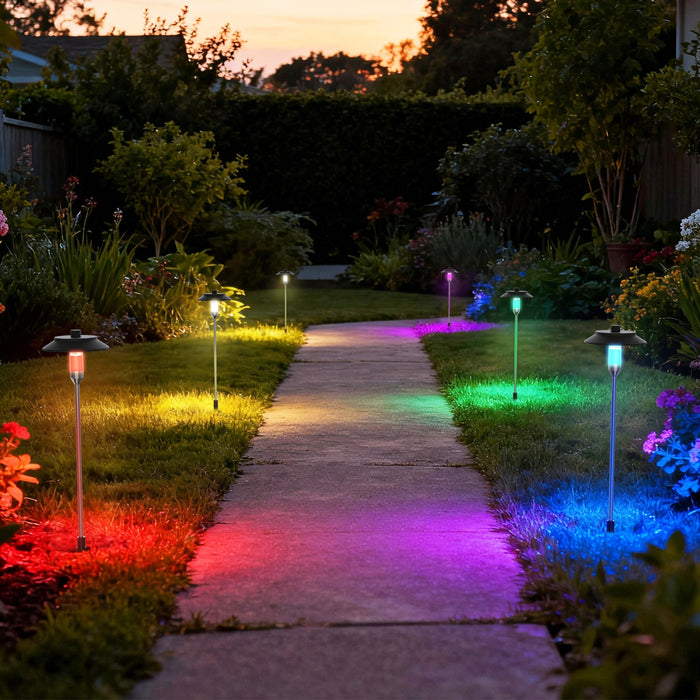 Pathway Lights with Remote, Black, IP65 - [lohasled]