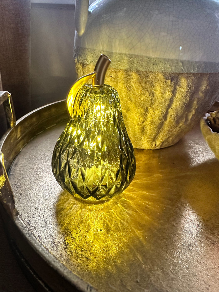 Pear LED Light – Green Fig & Pomegranate