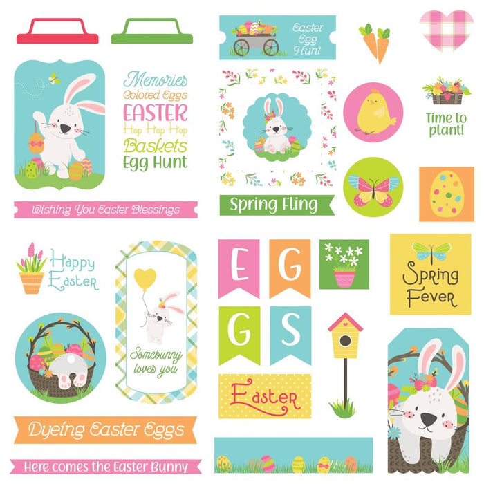 Photoplay - Hop To It - Ephemera Cardstock Die-Cuts. Available at Embellish Away located in Bowmanville Ontario Canada.