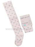 Pink Baby Girl Tights (K12116) - Kidswholesale.co.uk