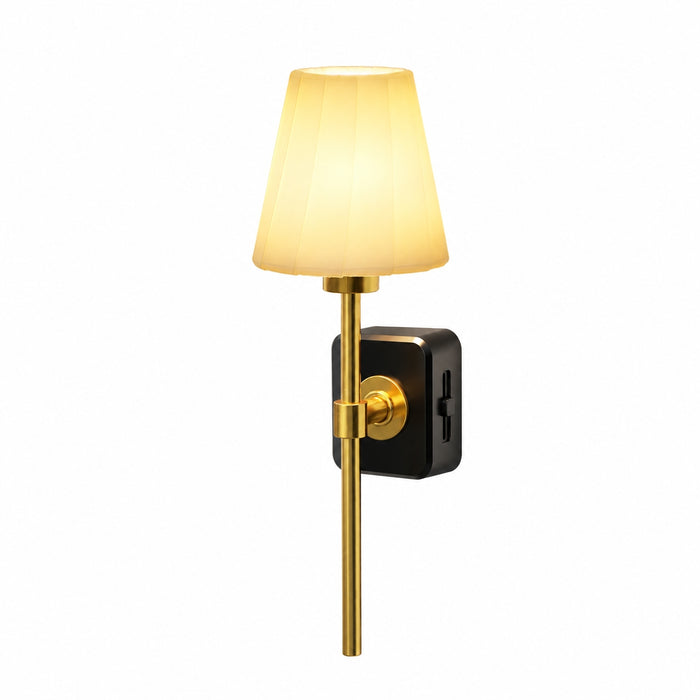 Pleated Fabric Cover Plug-In Night Light - [lohasled]