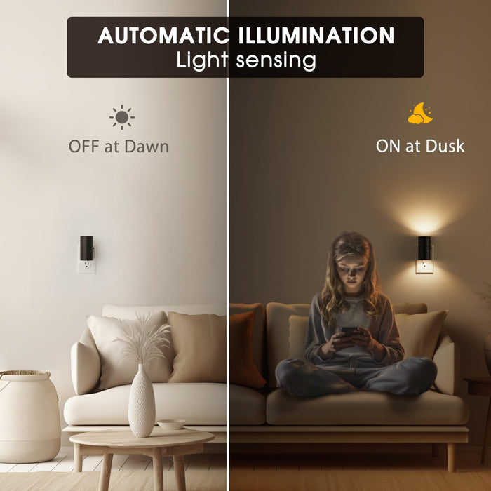 Plug-in Night Light Wall Sconce Style - [lohasled]