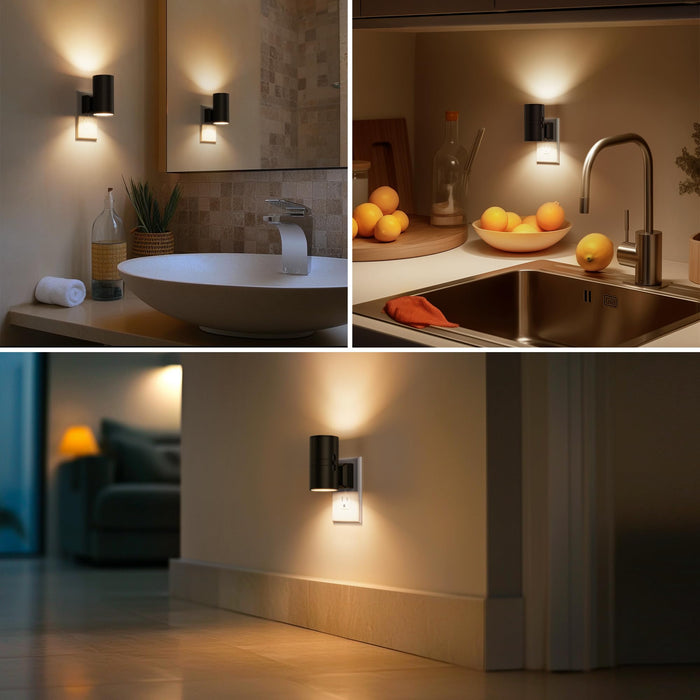 Plug-in Night Light Wall Sconce Style - [lohasled]