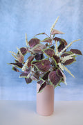 Silk plum coleus bush 21 inch outdoor safe for transitional everyday home decor from Magnolias Home Decor