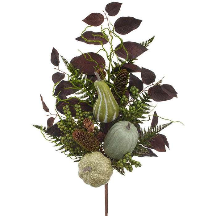 Plum Gorgeous Pumpkin Fern Spray