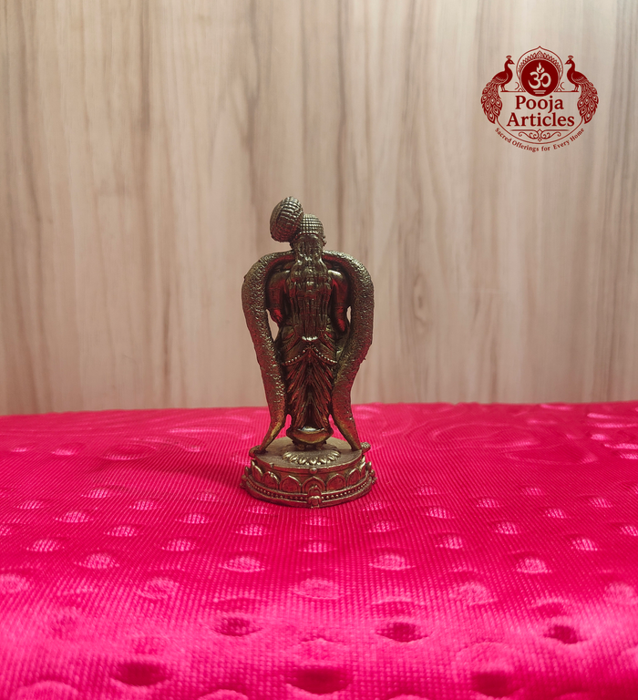 Premium Brass Andal Idol 3.2 Inch