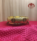 Premium Brass Ashtalakshmi Urli 10 Inch