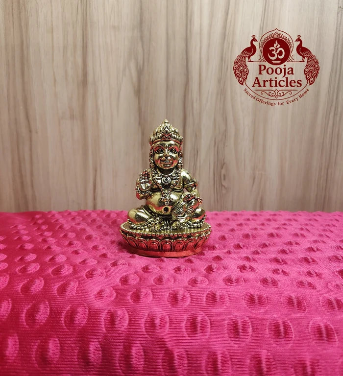 Premium Brass Kuberar Idol 3.5 Inch
