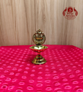 Brass Lakshmi diya oil lamp 3.5 inch