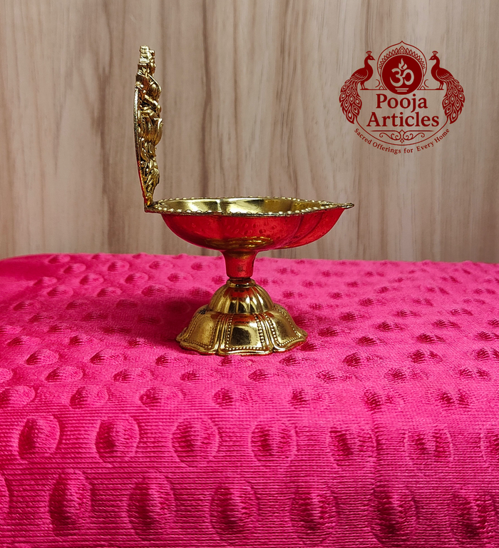 Premium Brass Lakshmi Vilaku 3.6 Inch