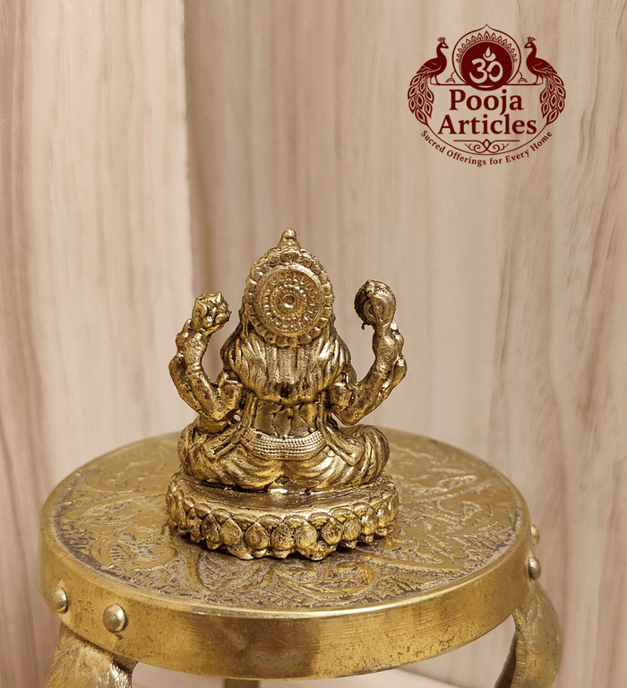 Premium Brass Narasimha Statue 1.7 Inch Pooja Articles