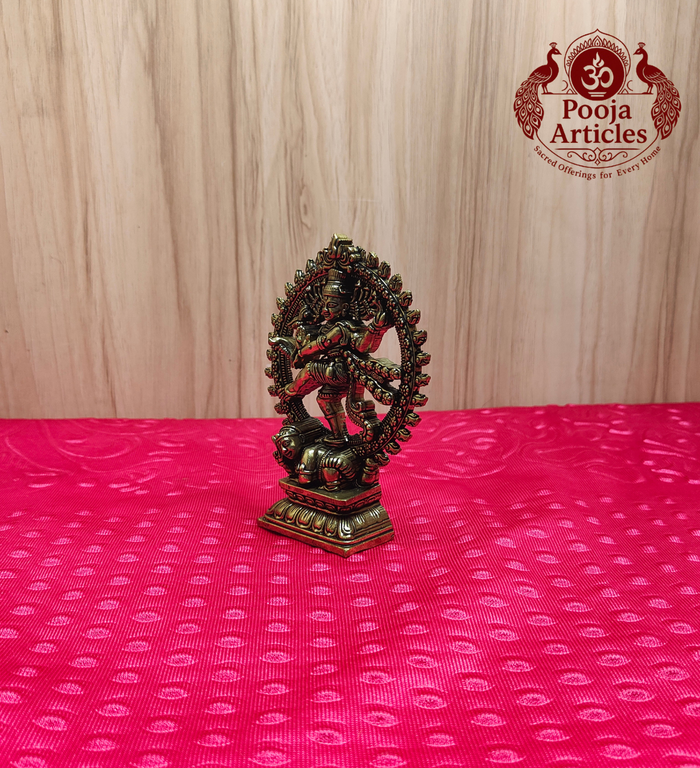 Premium Brass Nataraja Statue 4.9 Inch