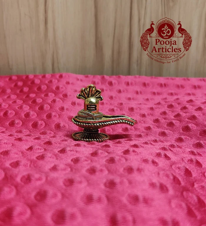Premium Brass Shiva Lingam Idol 1.5 Inch