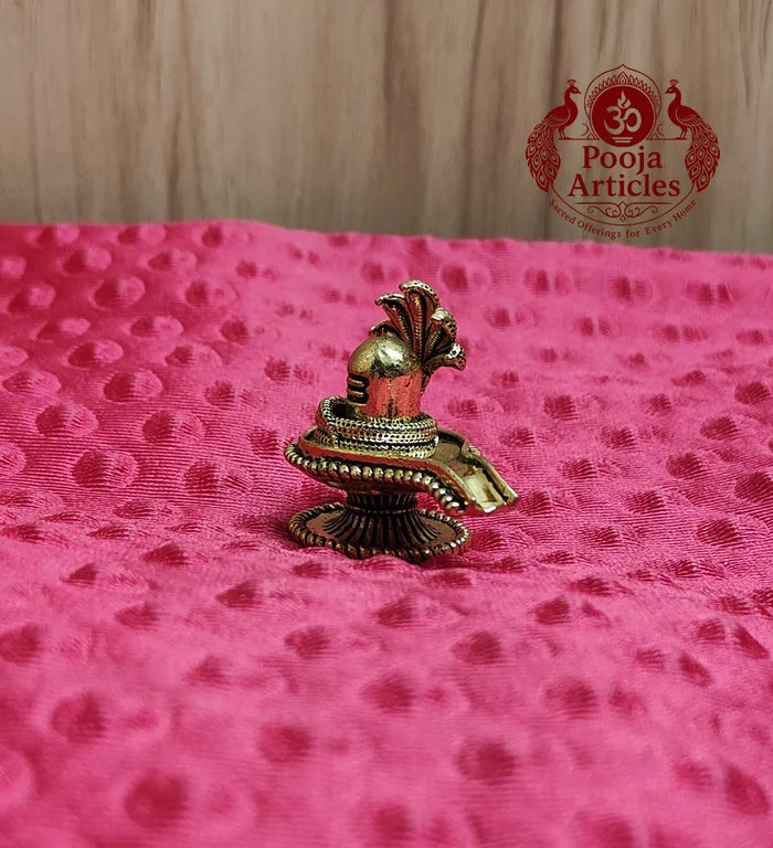 Premium Brass Shiva Lingam Idol 1.5 Inch