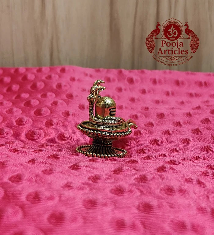Premium Brass Shiva Lingam Idol 1.5 Inch