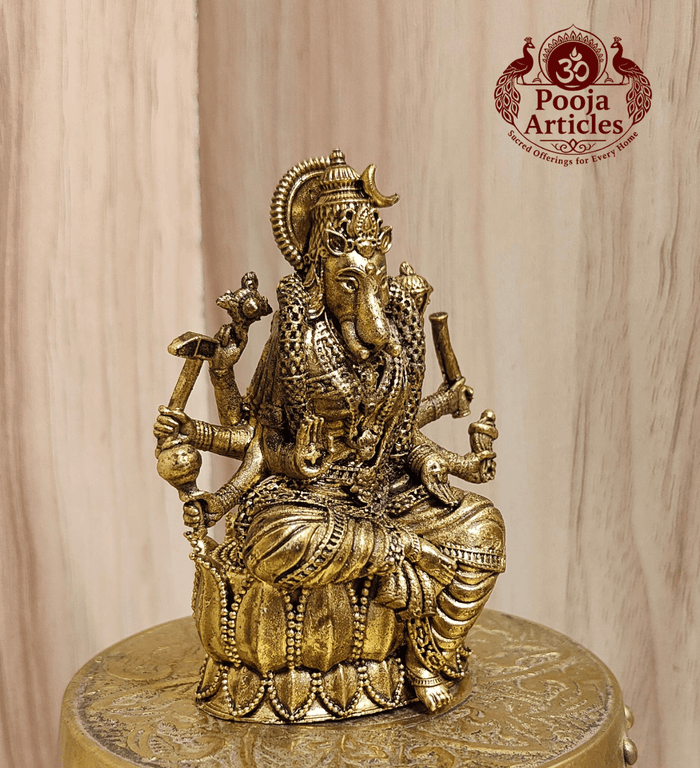 Premium Brass Varahi Amman Statue 3 Inch Pooja Articles