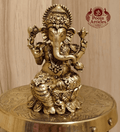 Premium Brass Vinayagar Statue 2.6 Inch